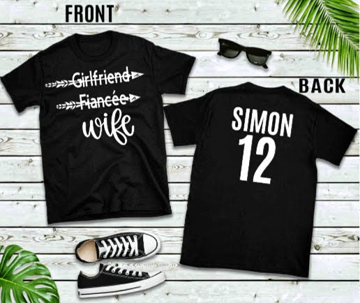 From Girlfriend to Wife "From Boyfriend to Husband" (Couples) T-Shirt