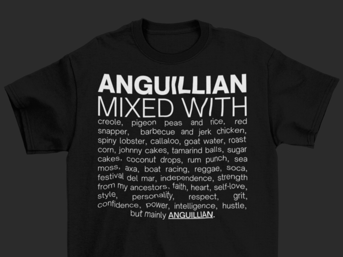 Anguillian Mixed With "Pigeon Peas and Rice " T-Shirt