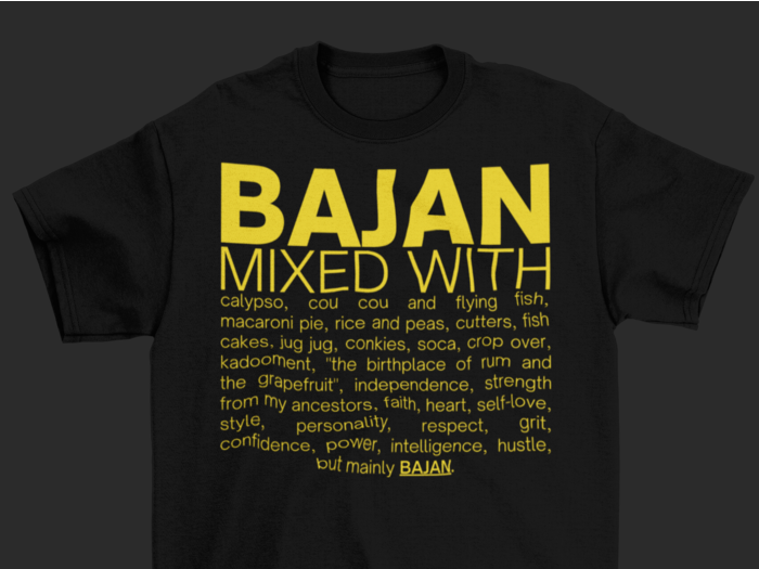 Bajan Mixed With "Calypso & Macaroni Pie" T-Shirt