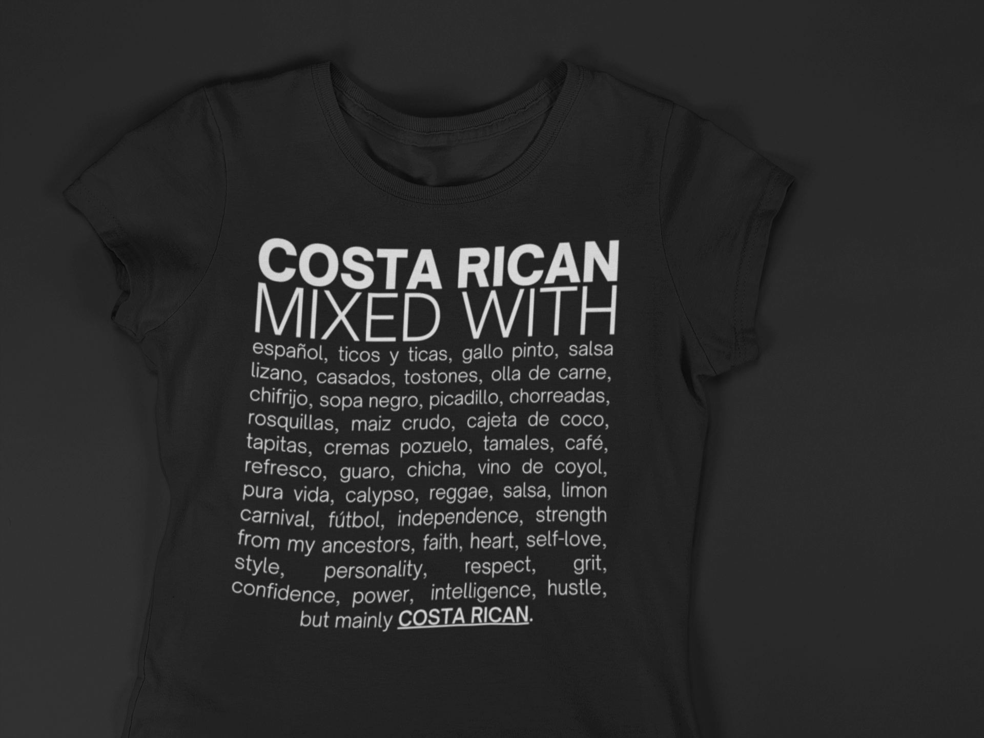Costa Rican Mixed With "Gallo Pinto & Chifrijo"