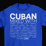Cuban Mixed With "Ropa Vieja & Dominoes" T-Shirt