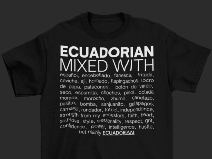 Ecuadorian Mixed With "Encebollado & Morocho" T-Shirt