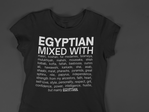 Egyptian Mixed With "Koshari & Shaabi" T-Shirt