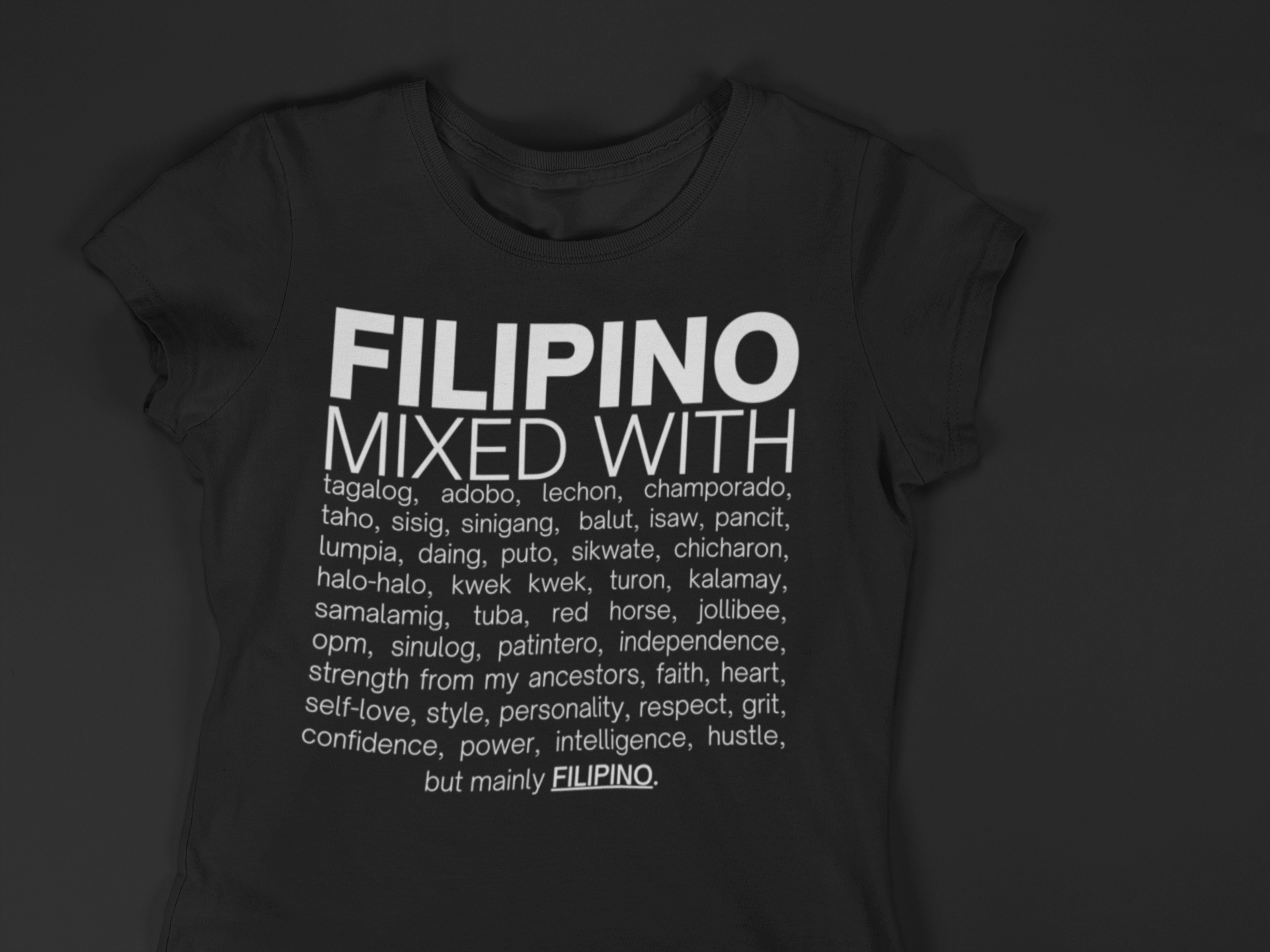Filipino Mixed With "Adobo & Halo-Halo"