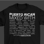 Puerto Rican Mixed With "Mofongo & Reggaeton" T-Shirt
