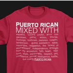 Puerto Rican Mixed With "Mofongo & Reggaeton" T-Shirt