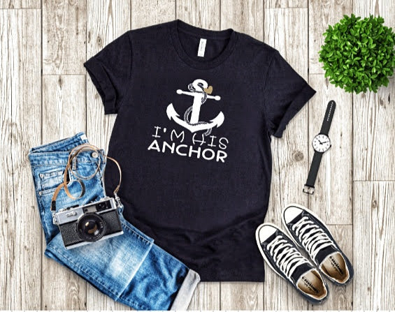 Couples Matching Shirts, I'm Her Captain, I'm His Anchor, Couples