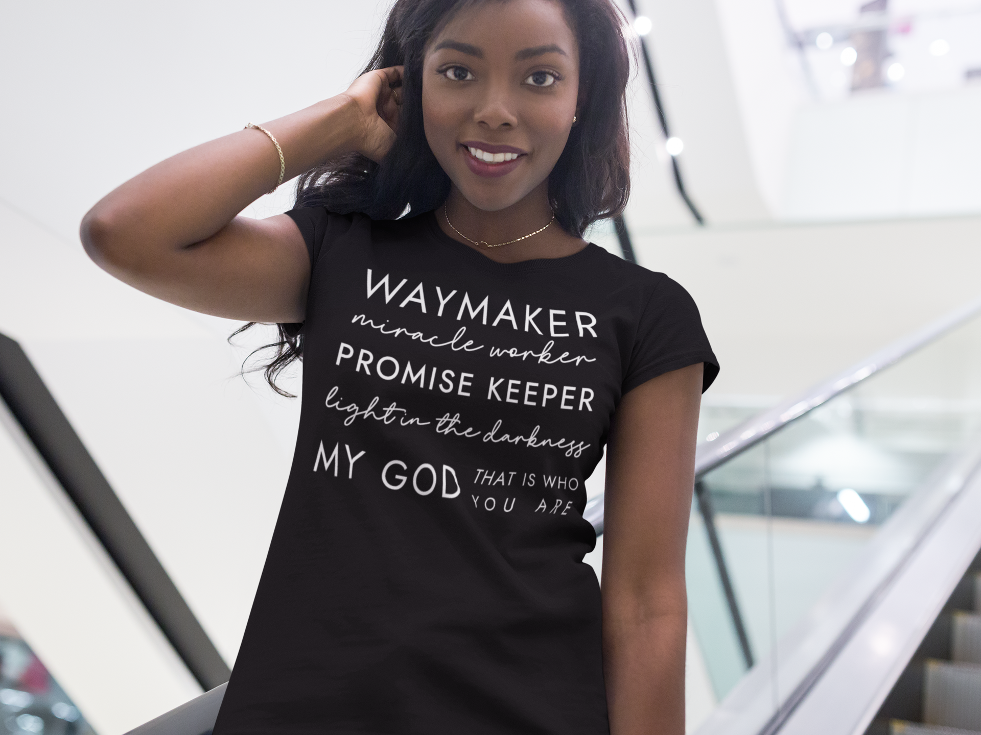 Waymaker. Miracle Worker. "My God" T-Shirt