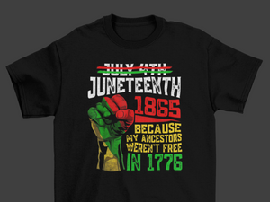 1865- Set Me Free "Juneteenth" T-Shirt