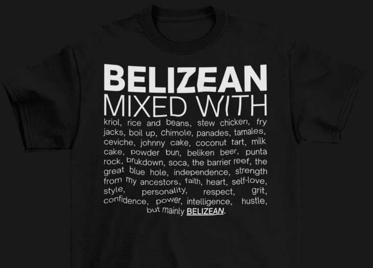 Belizean Mixed With "Kriol & Boil Up" T-Shirt