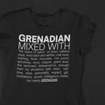 Grenadian Mixed With "Nutmeg & Oil Down" T-Shirt