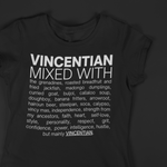 Vincentian Mixed With "Roasted Breadfruit & Fried Jackfish" T-Shirt